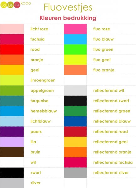 kleuren-bedrukking