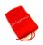 B50100.101.RO Handdoek rood met 1 tekstlijn