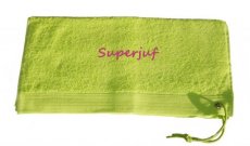 Handdoek 50x100 "Superjuf"