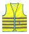 WOWFJGE2MNR Fun jacket geel M met reflecterende naam (7-9 jaar)