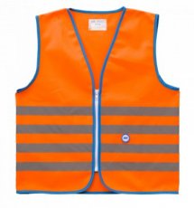 WOWFJOR1S Fun jacket oranje S (2-6 jaar)